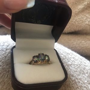 Mystic Topaz 10k gold ring